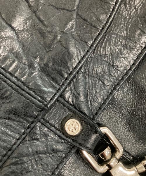 Francesco Biasia（フランシスコ ビアジア）Francesco Biasia (フランシスコ ビアジア) ハンドバッグ ブラックの古着・服飾アイテム
