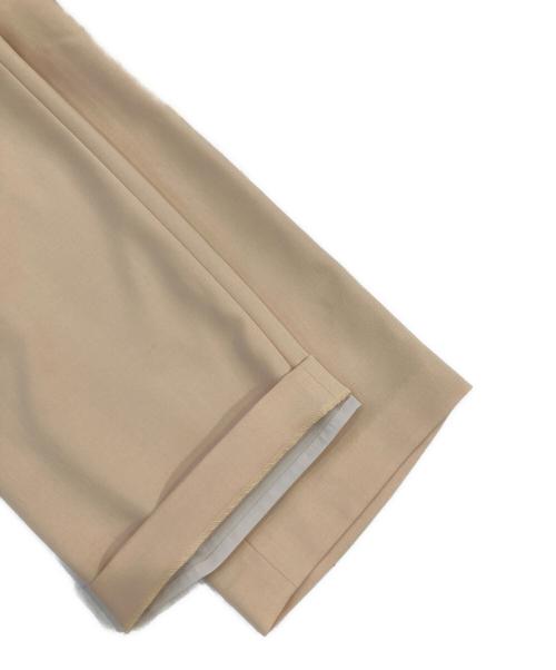 BALLSEY（ボールジィ）BALLSEY (ボールジィ) パウダリーストレッチツイル セミワイドパンツ イエロー サイズ:32の古着・服飾アイテム