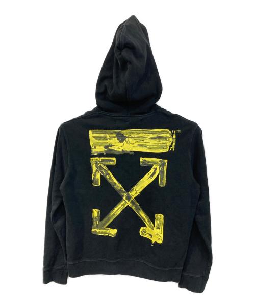 OFFWHITE（オフホワイト）OFFWHITE (オフホワイト) ACRYLIC ARROWSプルオーバーパーカー/アクリルアローズ ブラック サイズ:XLの古着・服飾アイテム