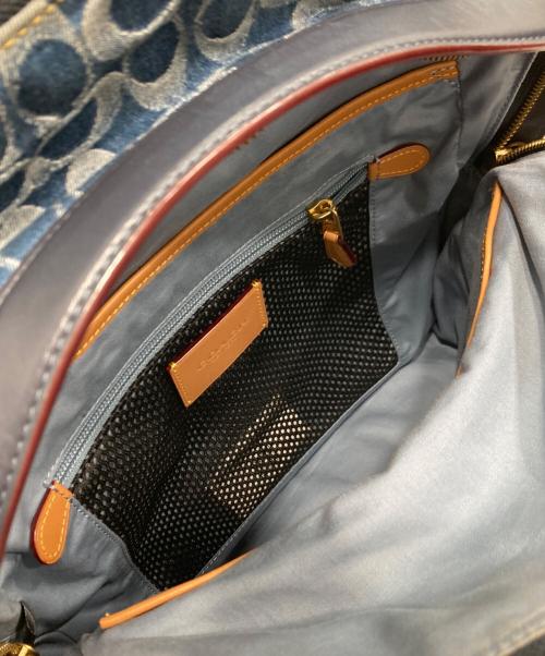 COACH（コーチ）COACH (コーチ) チャーターバックパック ブルーの古着・服飾アイテム