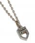 中古・古着 GARNI (ガルニ) Vine Pattern G Pendant-S/バイン パターン ジー ペンダント エス シルバー：7000円