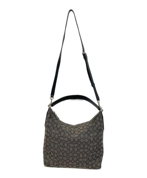 COACH（コーチ）COACH (コーチ) シグネチャー2WAYバッグ グレーの古着・服飾アイテム