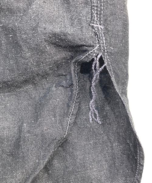 NICENESS（ナイスネス）NICENESS (ナイスネス) モリーナ  シャンブレーワークシャツ ブラック サイズ:SIZE Lの古着・服飾アイテム
