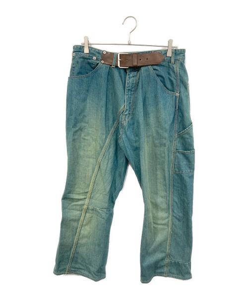 NICENESS（ナイスネス）NICENESS (ナイスネス) EX LYKKE L'ECHOPPE 10thデニムパンツ/イーエックス リュッケ レショップ 10thデニムパンツ インディゴ サイズ:SIZE Lの古着・服飾アイテム