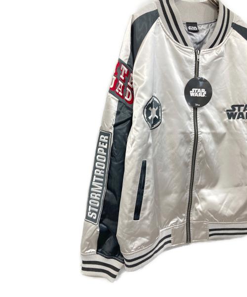 STAR WARS（スターウォーズ）STAR WARS (スターウォーズ) スカジャン シルバー サイズ:3Lの古着・服飾アイテム