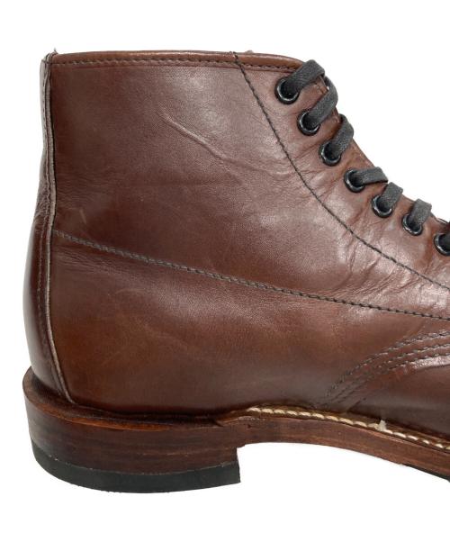 RED WING（レッドウィング）RED WING (レッドウィング) BECKMAN EMBOSSED MOC TOE/ベックマン エンボス モック トゥ ブラウン サイズ:SIZE 26.5cmの古着・服飾アイテム