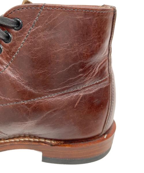 RED WING（レッドウィング）RED WING (レッドウィング) BECKMAN EMBOSSED MOC TOE/ベックマン エンボス モック トゥ ブラウン サイズ:SIZE 26.5cmの古着・服飾アイテム