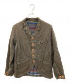 SUGAR CANE×MISTER FREEDOMシュガーケーン×ミスターフリーダム）の古着「HERRINGBONE FARO SACK COAT」｜ブラウン