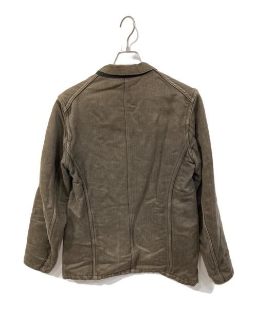 SUGAR CANE（シュガーケーン）SUGAR CANE (シュガーケーン) MISTER FREEDOM (ミスターフリーダム) HERRINGBONE FARO SACK COAT ブラウン サイズ:38の古着・服飾アイテム