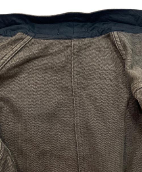 SUGAR CANE（シュガーケーン）SUGAR CANE (シュガーケーン) MISTER FREEDOM (ミスターフリーダム) HERRINGBONE FARO SACK COAT ブラウン サイズ:38の古着・服飾アイテム