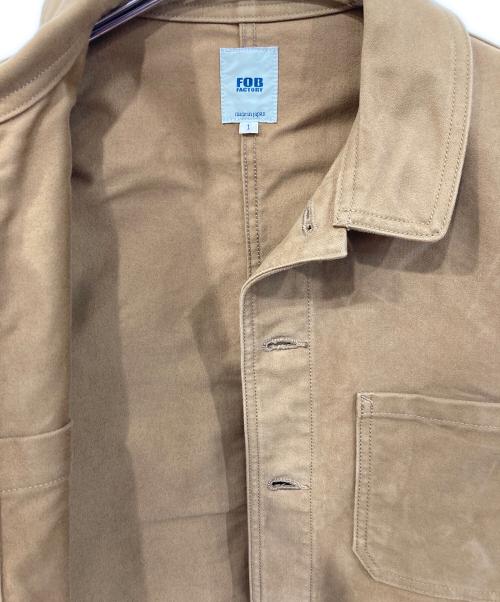 F.O.B FACTORY（エフオービー ファクトリー）F.O.B FACTORY (エフオービー ファクトリー) FRENCH MOLESKIN JKT ブラウン サイズ:SIZE Sの古着・服飾アイテム