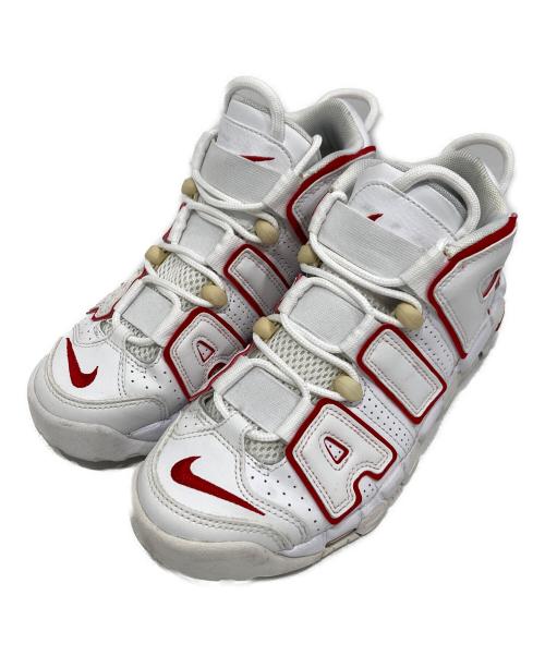 NIKE（ナイキ）NIKE (ナイキ) ハイカットスニーカー　AIR MORE UP TEMPO/エア モア アップテンポ ホワイト サイズ:SIZE 23の古着・服飾アイテム