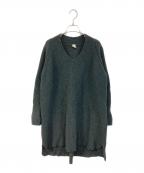 HERMESエルメス）の古着「ヤクウールニットワンピース」｜グレー