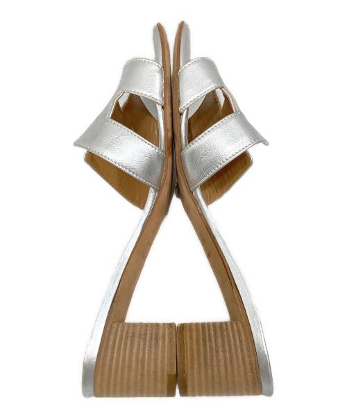 HERMES（エルメス）HERMES (エルメス) オアジス サンダル シルバー サイズ:SIZE 37 1/2の古着・服飾アイテム