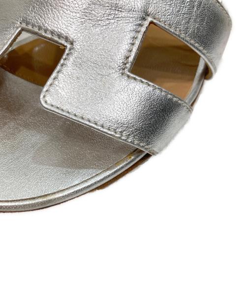 HERMES（エルメス）HERMES (エルメス) オアジス サンダル シルバー サイズ:SIZE 37 1/2の古着・服飾アイテム