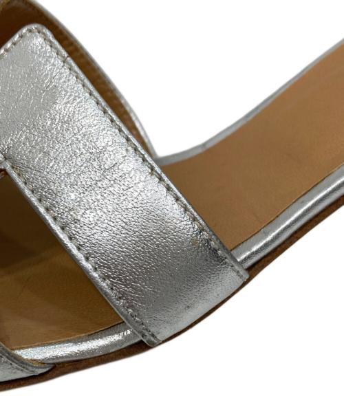 HERMES（エルメス）HERMES (エルメス) オアジス サンダル シルバー サイズ:SIZE 37 1/2の古着・服飾アイテム