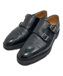 JOHN LOBB（ジョンロブ）の古着「William ダブルモンクシューズ」｜ブラック