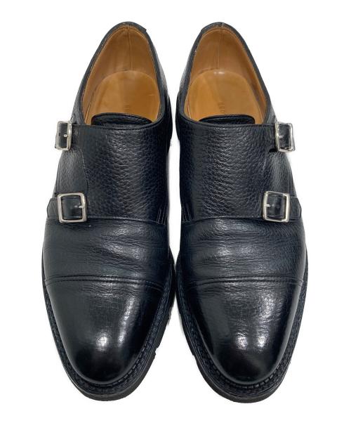 JOHN LOBB（ジョンロブ）JOHN LOBB (ジョンロブ) William ダブルモンクシューズ ブラック サイズ:6Eの古着・服飾アイテム