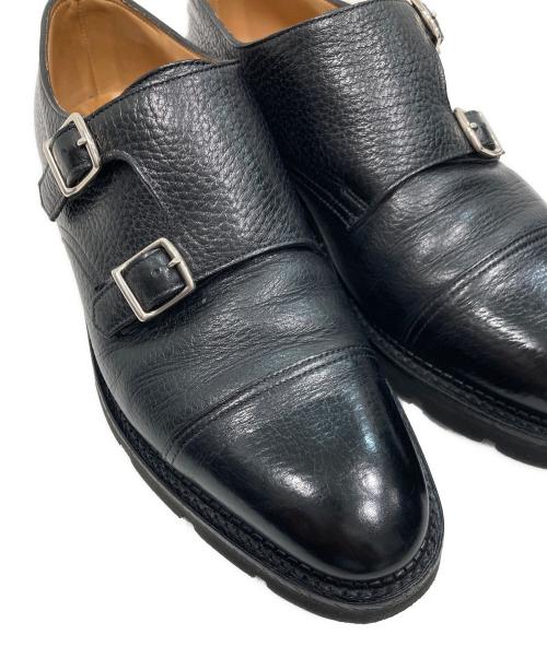 JOHN LOBB（ジョンロブ）JOHN LOBB (ジョンロブ) William ダブルモンクシューズ ブラック サイズ:6Eの古着・服飾アイテム