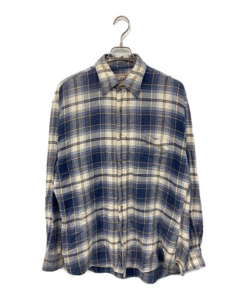 WOOLRICH（ウールリッチ）WOOLRICH (ウールリッチ) ウールシャツ ブルー サイズ:SIZE Lの古着・服飾アイテム