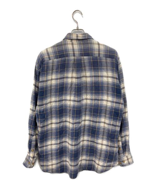 WOOLRICH（ウールリッチ）WOOLRICH (ウールリッチ) ウールシャツ ブルー サイズ:SIZE Lの古着・服飾アイテム