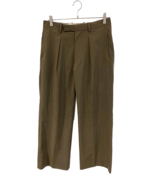 m's braque（エムズブラック）m's braque (エムズブラック) スラックス カーキ サイズ:38の古着・服飾アイテム