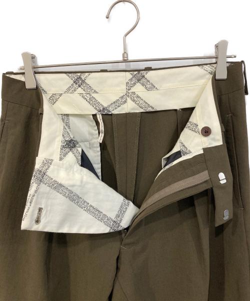m's braque（エムズブラック）m's braque (エムズブラック) スラックス カーキ サイズ:38の古着・服飾アイテム