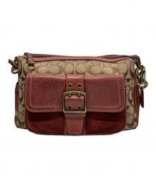 COACH（コーチ）の古着「ワンショルダーバッグ」｜レッド