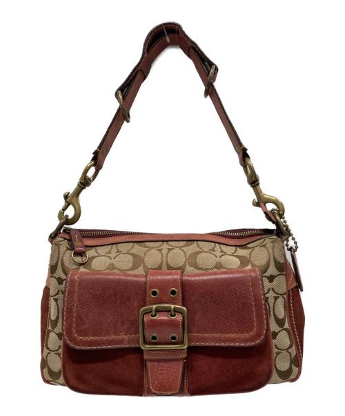 COACH（コーチ）COACH (コーチ) ワンショルダーバッグ レッドの古着・服飾アイテム