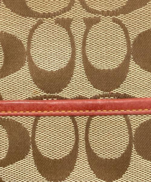 COACH（コーチ）COACH (コーチ) ワンショルダーバッグ レッドの古着・服飾アイテム