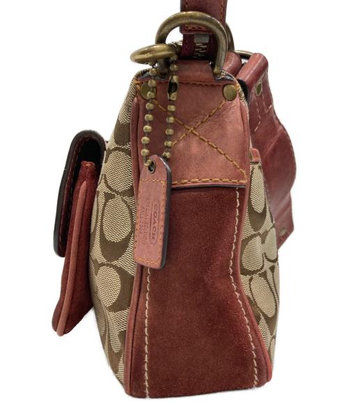 COACH（コーチ）COACH (コーチ) ワンショルダーバッグ レッドの古着・服飾アイテム