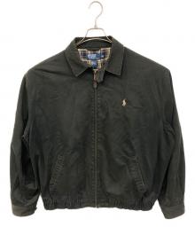 POLO RALPH LAUREN（ポロ・ラルフローレン）の古着「スイングトップ」｜ブラック