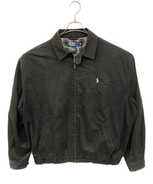 POLO RALPH LAUREN（ポロ・ラルフローレン）POLO RALPH LAUREN (ポロ・ラルフローレン) スイングトップ ブラック サイズ:XLの古着・服飾アイテム