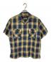 PENDLETON（ペンドルトン）の古着「半袖チェックシャツ」｜イエロー