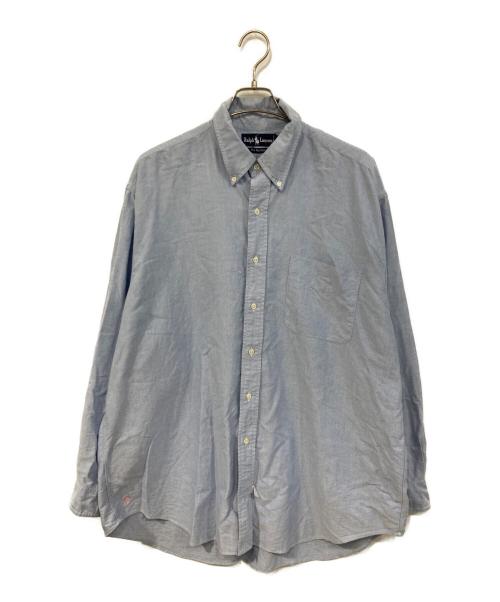 RALPH LAUREN（ラルフローレン）RALPH LAUREN (ラルフローレン) The Big Shirt BD/ザ ビッグ シャツ BD　シャツ ブルー サイズ:SIZE Lの古着・服飾アイテム