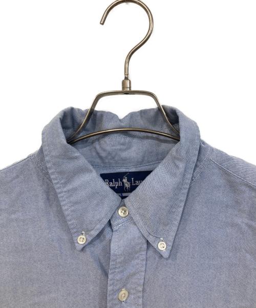 RALPH LAUREN（ラルフローレン）RALPH LAUREN (ラルフローレン) The Big Shirt BD/ザ ビッグ シャツ BD　シャツ ブルー サイズ:SIZE Lの古着・服飾アイテム