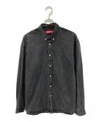 SUPREMEシュプリーム）の古着「Small Box Denim Shirt」｜ブラック