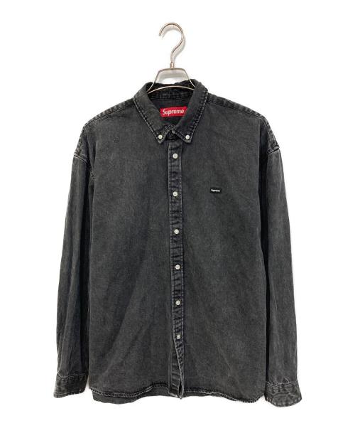 SUPREME（シュプリーム）Supreme (シュプリーム) Small Box Denim Shirt ブラック サイズ:Ｌの古着・服飾アイテム