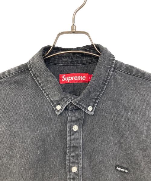 SUPREME（シュプリーム）Supreme (シュプリーム) Small Box Denim Shirt ブラック サイズ:Ｌの古着・服飾アイテム