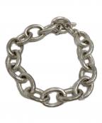 s'yteサイト）の古着「BRASS CHAIN MANTEL BRACELET/ブラス チェーン マンテル ブレスレット」｜シルバー