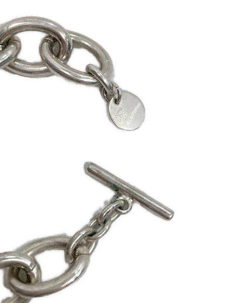 s'yte（サイト）s'yte (サイト) BRASS CHAIN MANTEL BRACELET/ブラス チェーン マンテル ブレスレット シルバーの古着・服飾アイテム