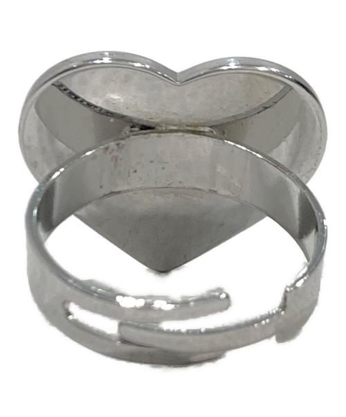 HUMAN MADE（ヒューマンメイド）HUMAN MADE (ヒューマンメイド) HEART RING/ハートリング レッド×シルバー サイズ:17号の古着・服飾アイテム