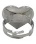 HUMAN MADE (ヒューマンメイド) HEART RING/ハートリング レッド×シルバー サイズ:17号：3000円