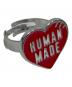 中古・古着 HUMAN MADE (ヒューマンメイド) HEART RING/ハートリング レッド×シルバー サイズ:17号：3000円