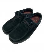 CLARKSクラークス）の古着「ワラビーGTX Black Sde/ゴアテックス ブラック スエード」｜ブラック
