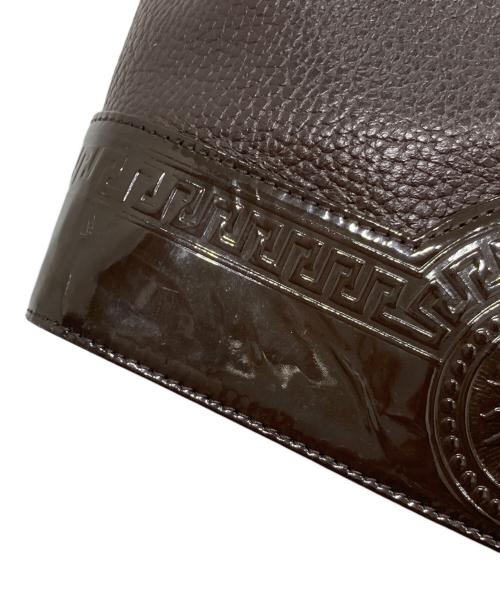 VERSACE（ヴェルサーチェ）VERSACE (ヴェルサーチェ) ハンドバッグ ブラウンの古着・服飾アイテム