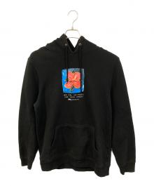 stussy（ステューシー）の古着「Hibiscus Hoodieハイビスカスフーディ」｜ブラック
