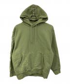 NIKE×SUPREMEナイキ×シュプリーム）の古着「Hooded Sweatshirt/フーデッドスウェットシャツ」｜グリーン