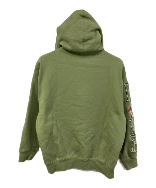 NIKE（ナイキ）NIKE (ナイキ) SUPREME (シュプリーム) Hooded Sweatshirt/フーデッドスウェットシャツ グリーン サイズ:SIZE Sの古着・服飾アイテム