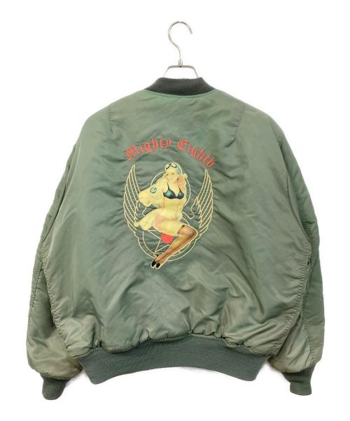 AVIREX（アヴィレックス）AVIREX (アヴィレックス) Mighty Eighth/マイティ・エイス  フライトジャケット カーキ サイズ:SIZE Lの古着・服飾アイテム
